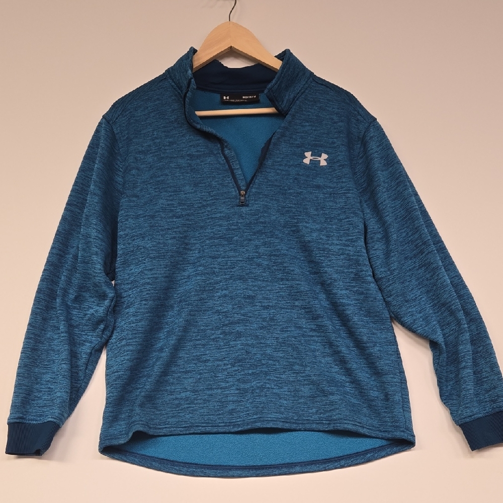 Under Armour Men's Teal Quarter-Zip Pullover